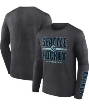 Fanatics Men's NHL Fanatics Seattle Kraken Power Play Combo Long Sleeve T-Shirt