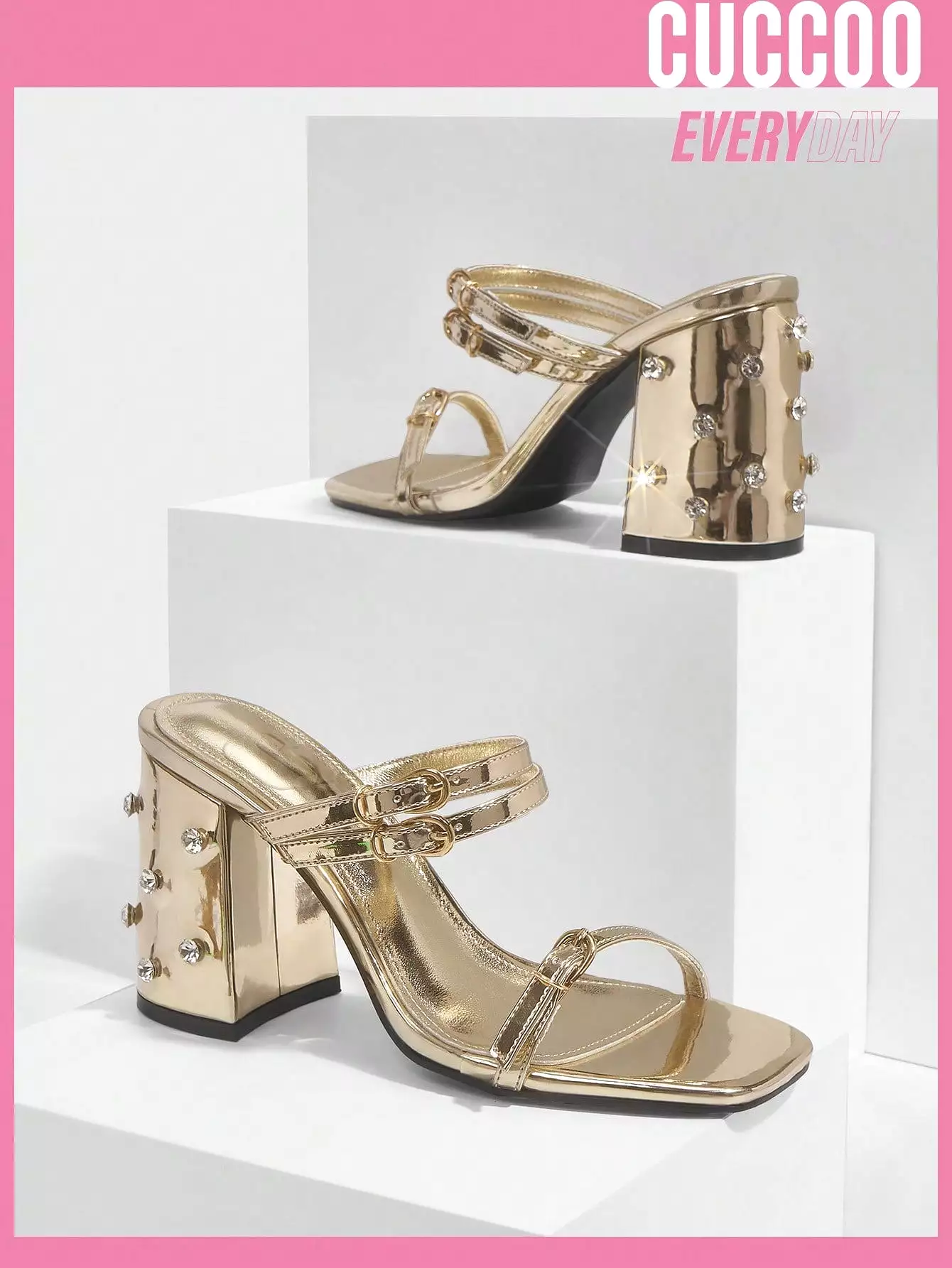 Fashionable High Heel Sandals With One-Strap For Women For Spring And Summer