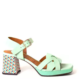 Gaura 44 Women's Heeled Leather Sandal