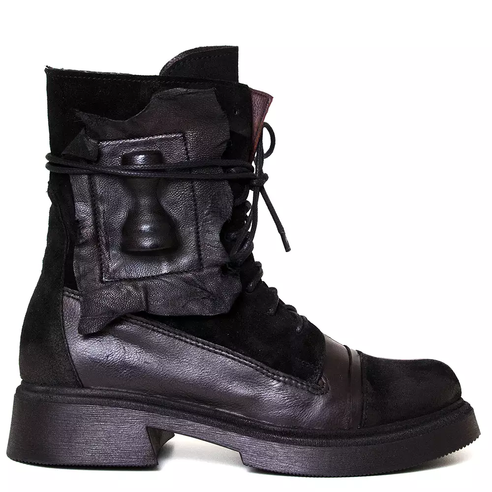 Geo Women's Leather Combat Boot