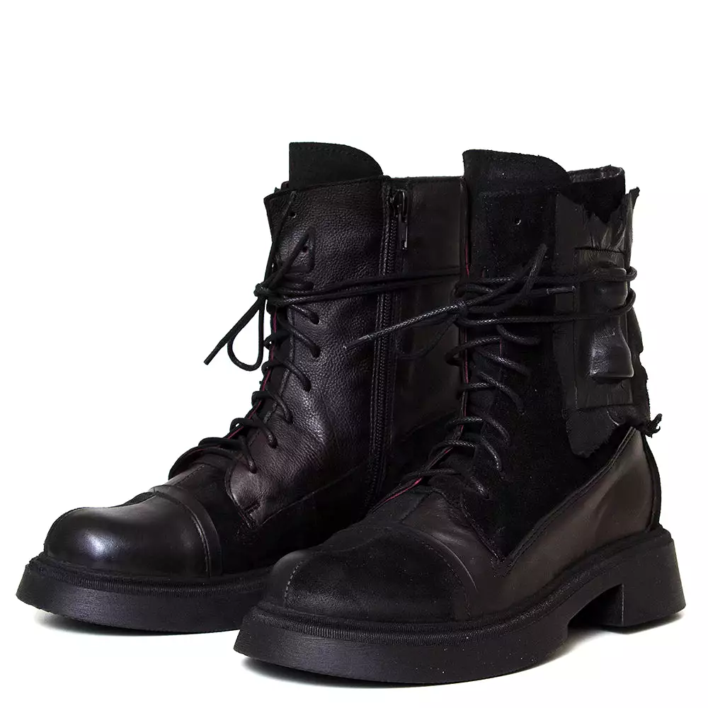 Geo Women's Leather Combat Boot