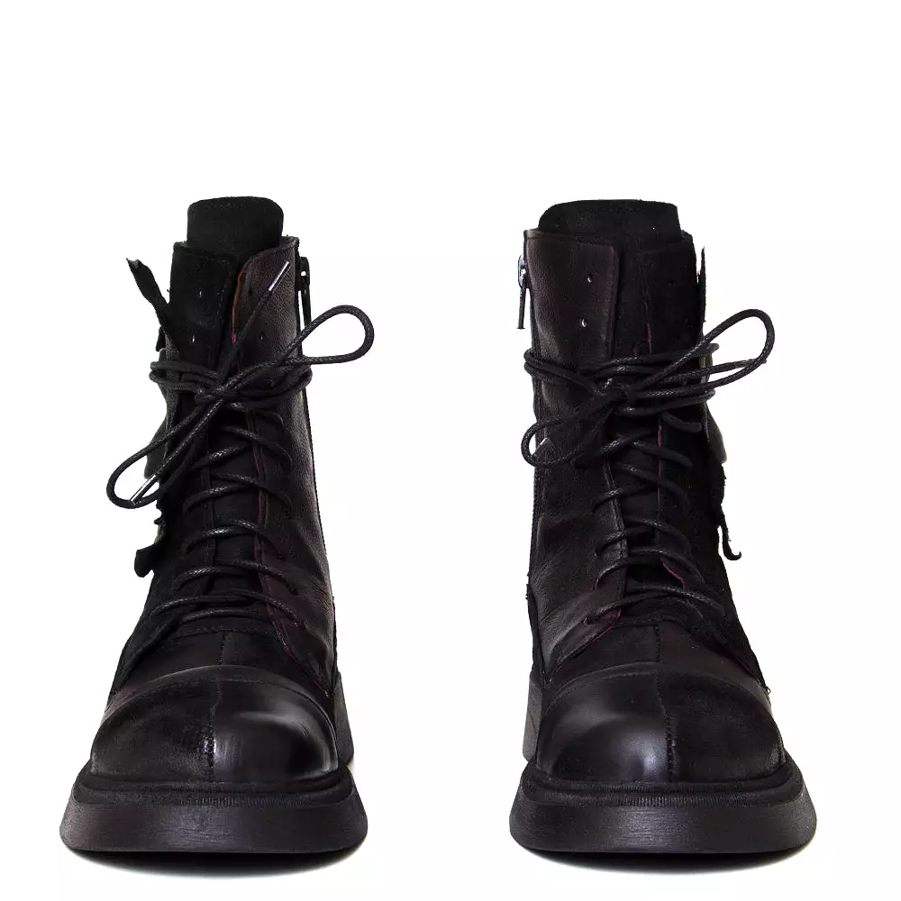 Geo Women's Leather Combat Boot