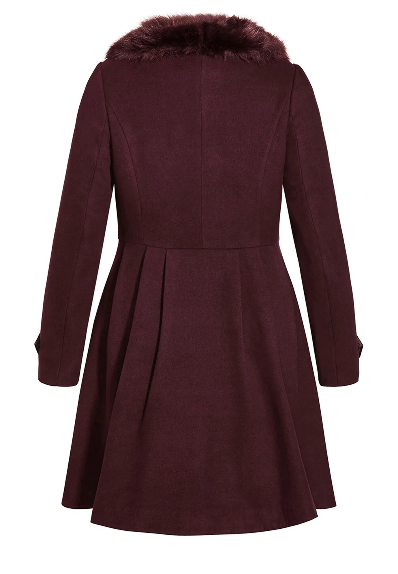 Grandiose Coat - spiced plum