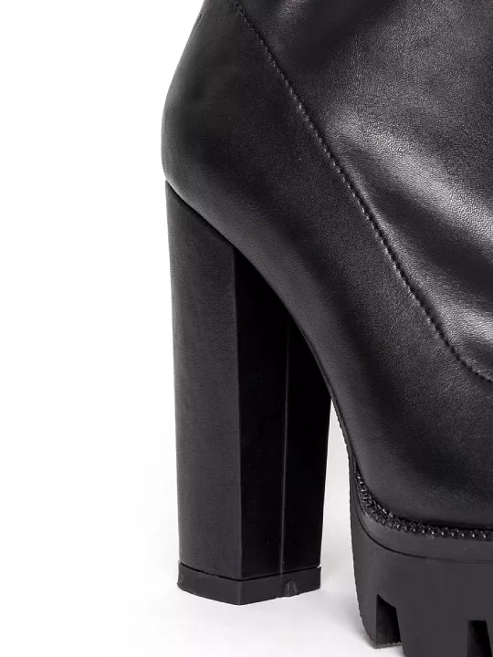 High Platform Chunky High Heeled Over The Knee Boots