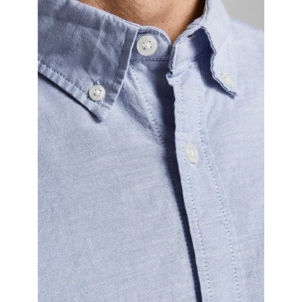 Jack & Jones Oxford Core Long Sleeve Shirt Cashmere Blue