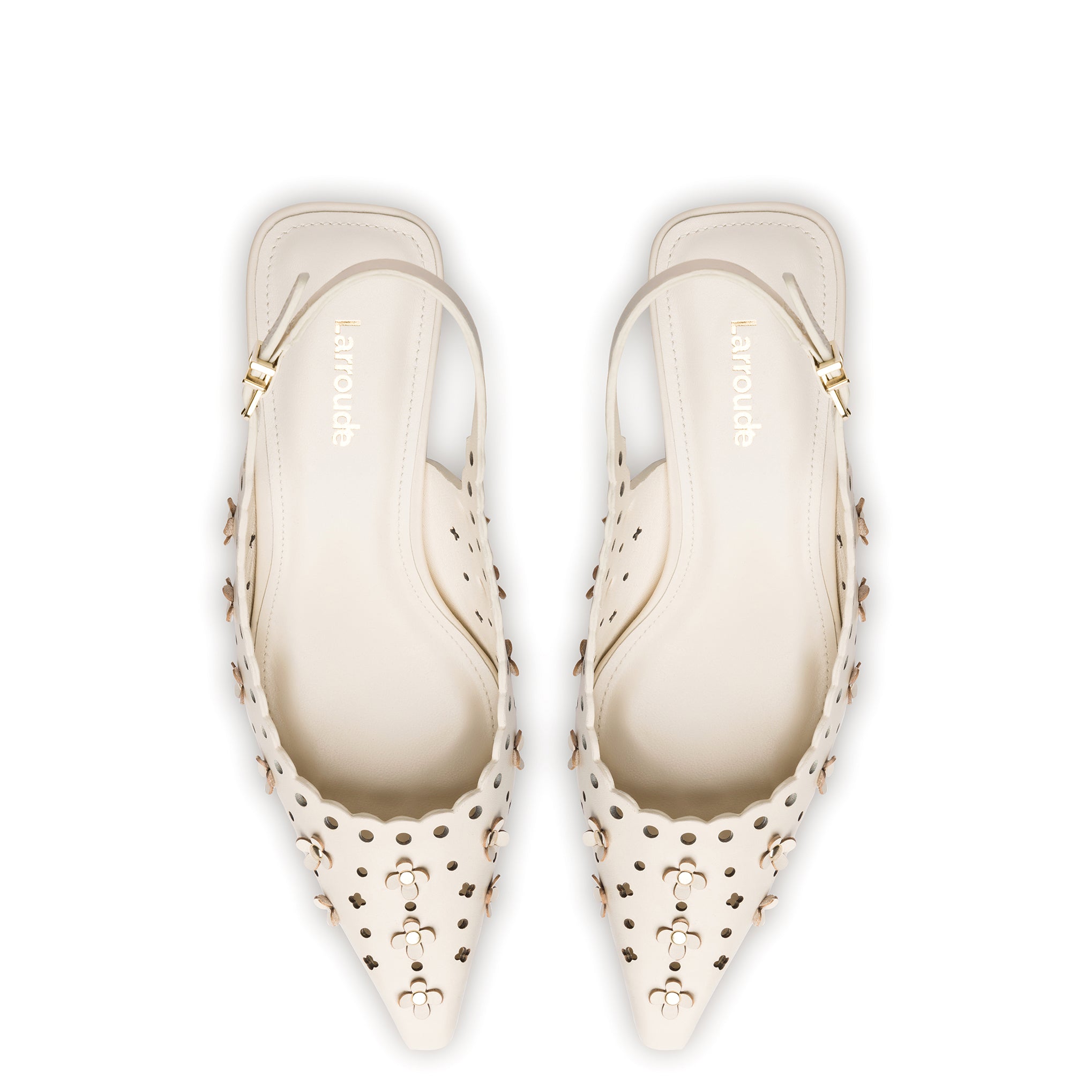 Jasmine Pump In Ivory Leather