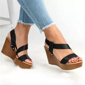 Ladies Slip On Wedge Shoes