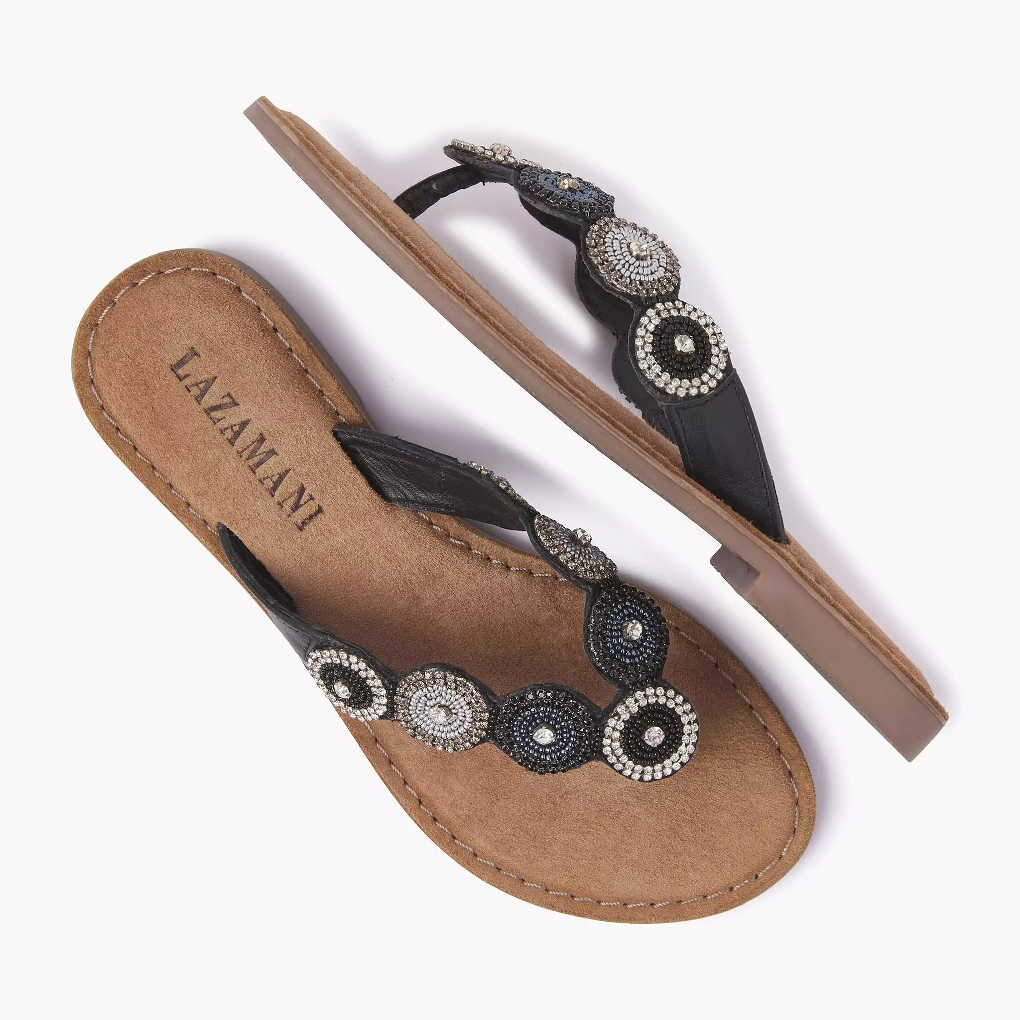 Luna Leren Dames Slippers South