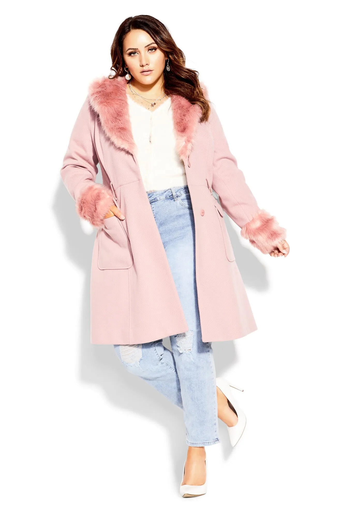 Make Me Blush Coat - blush