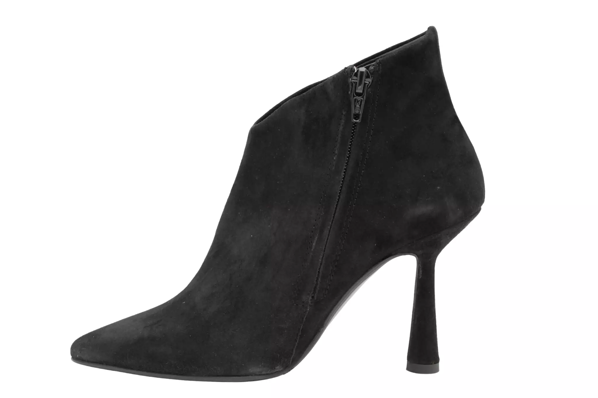 Marian Black  Suede Point Toe Shoe boot