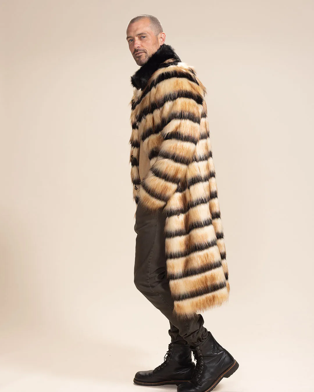 Men's Long Faux Fur Coat | Gazelle