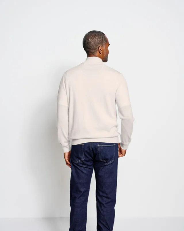 Merino Button Mockneck Sweater