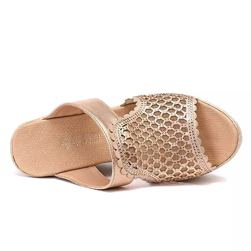 Mesh Summer Wedge Sandal Shoes