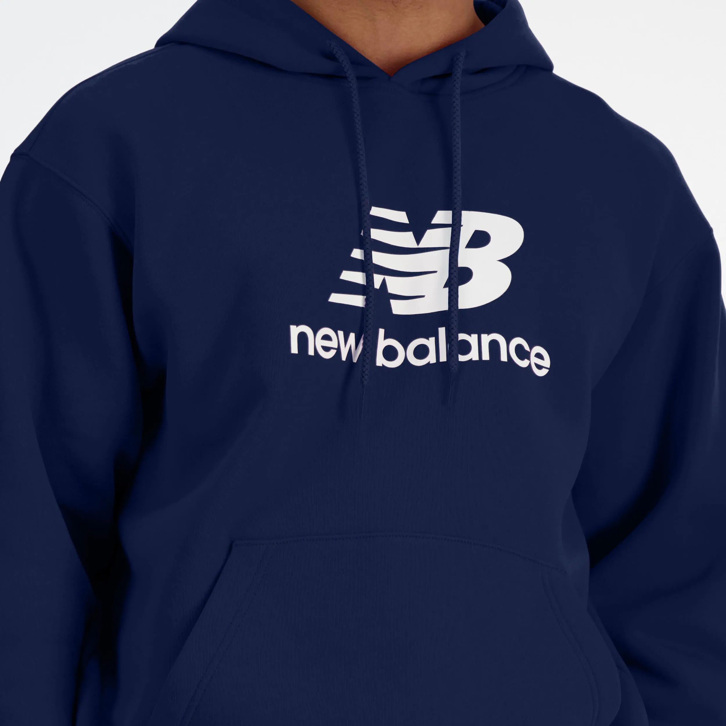 New Balance Logo French Terry Hoodie Hoody Men