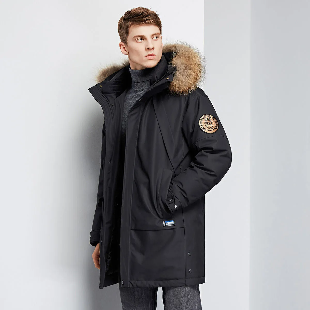 New Style Down Jacket Trench Coat