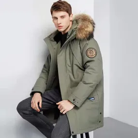 New Style Down Jacket Trench Coat