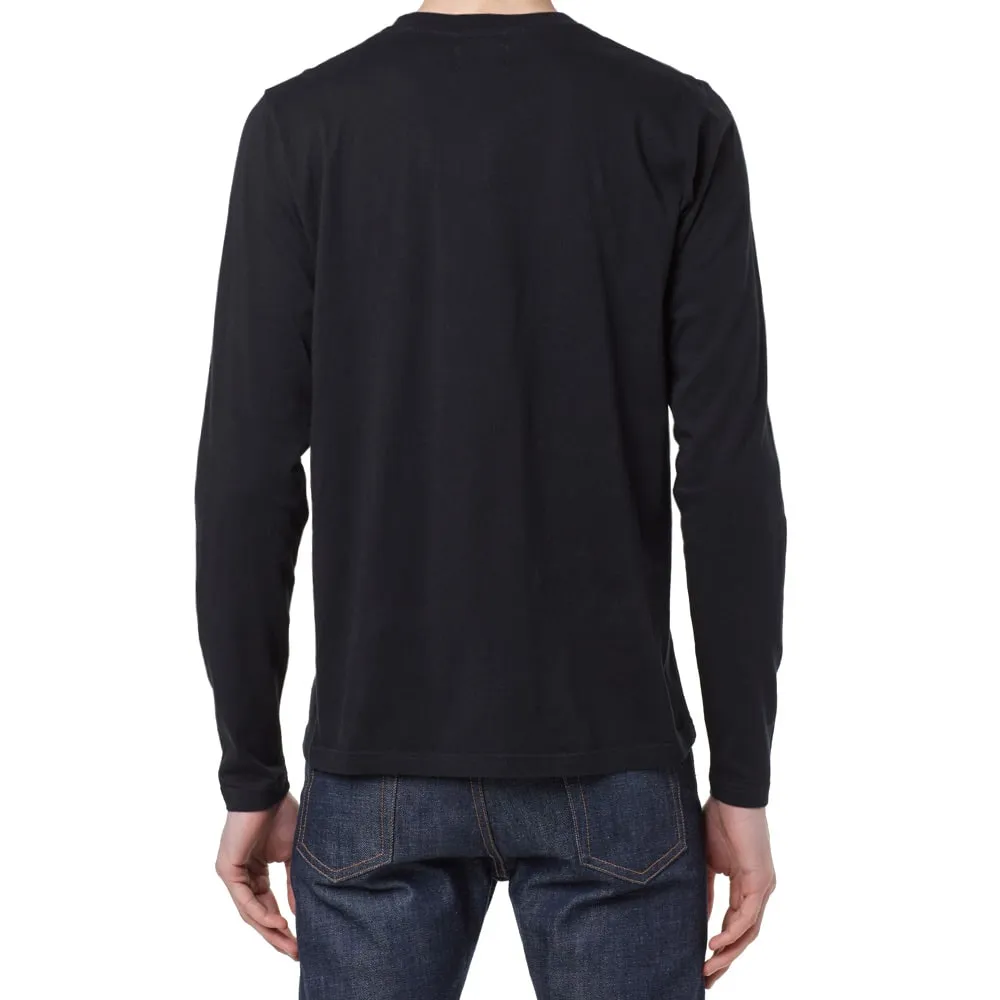 Norse Projects Long Sleeve Niels Classic Logo TeeBlack