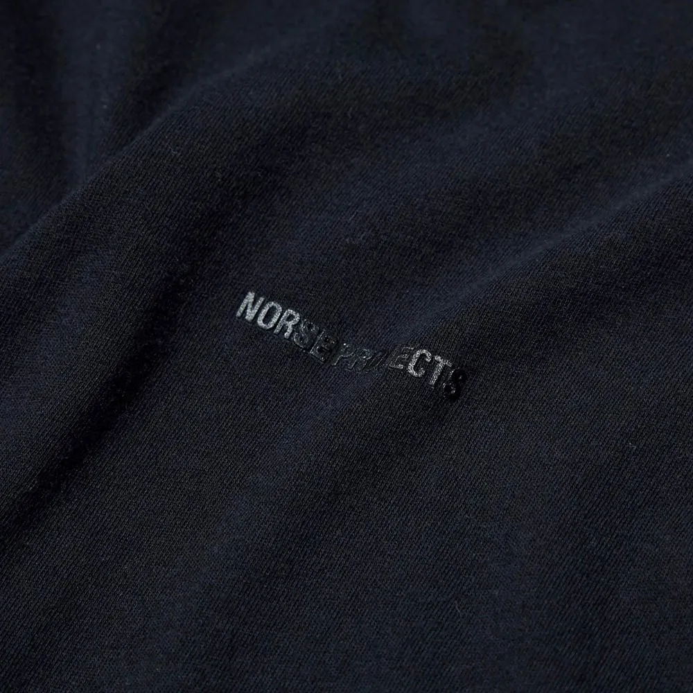 Norse Projects Long Sleeve Niels Classic Logo TeeBlack