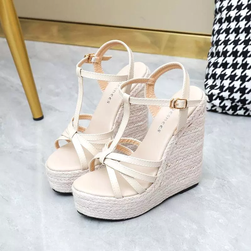 Open Toe Wedge Sandal Shoes