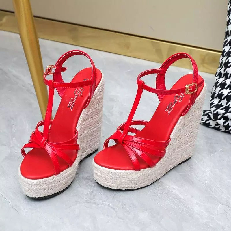 Open Toe Wedge Sandal Shoes