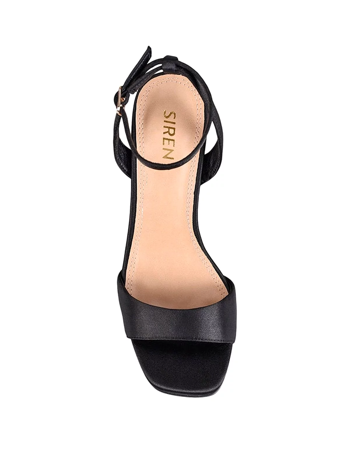 Orion Platform Heels - Black Satin