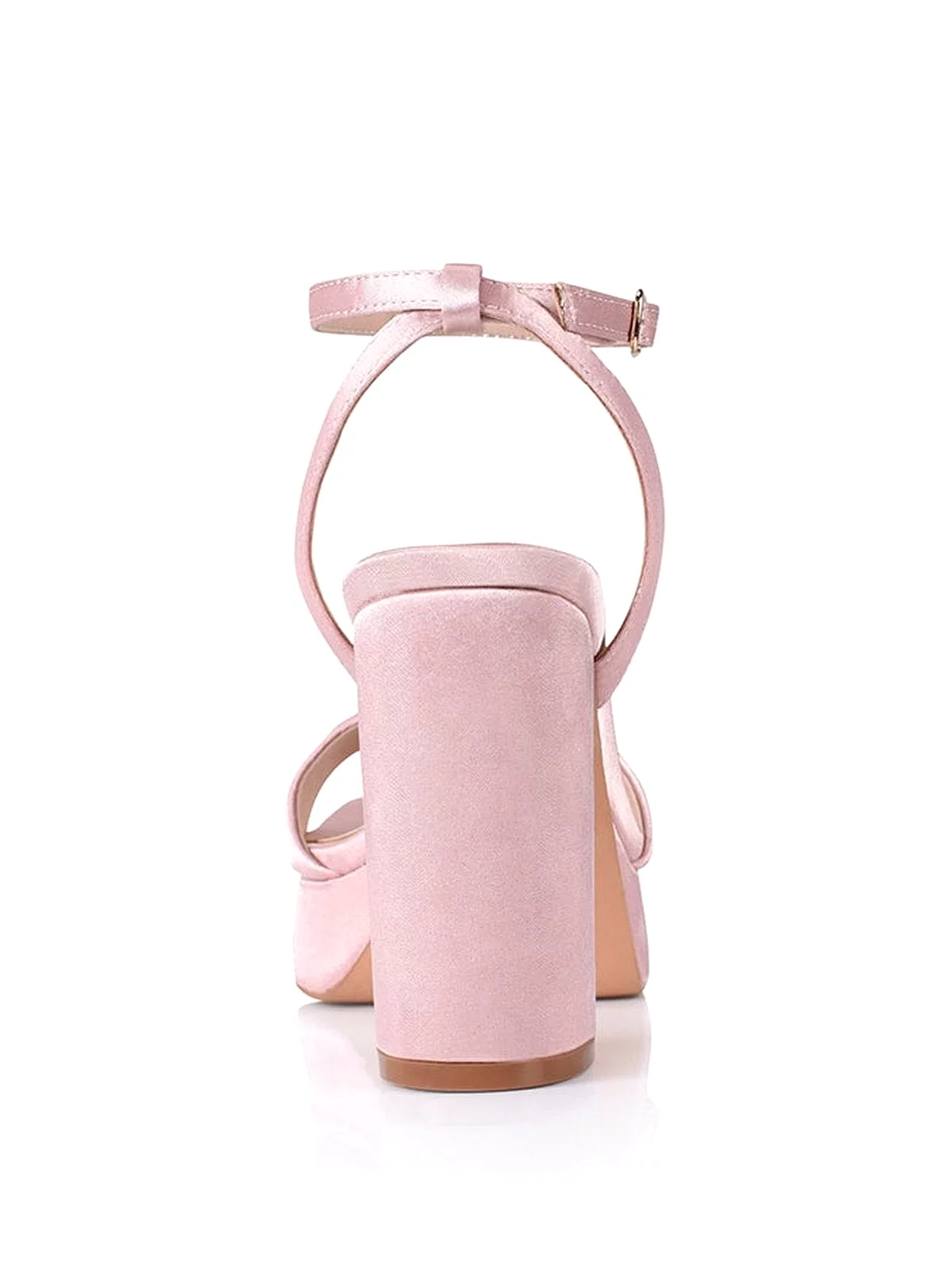 Orion Platform Heels - Pink Satin