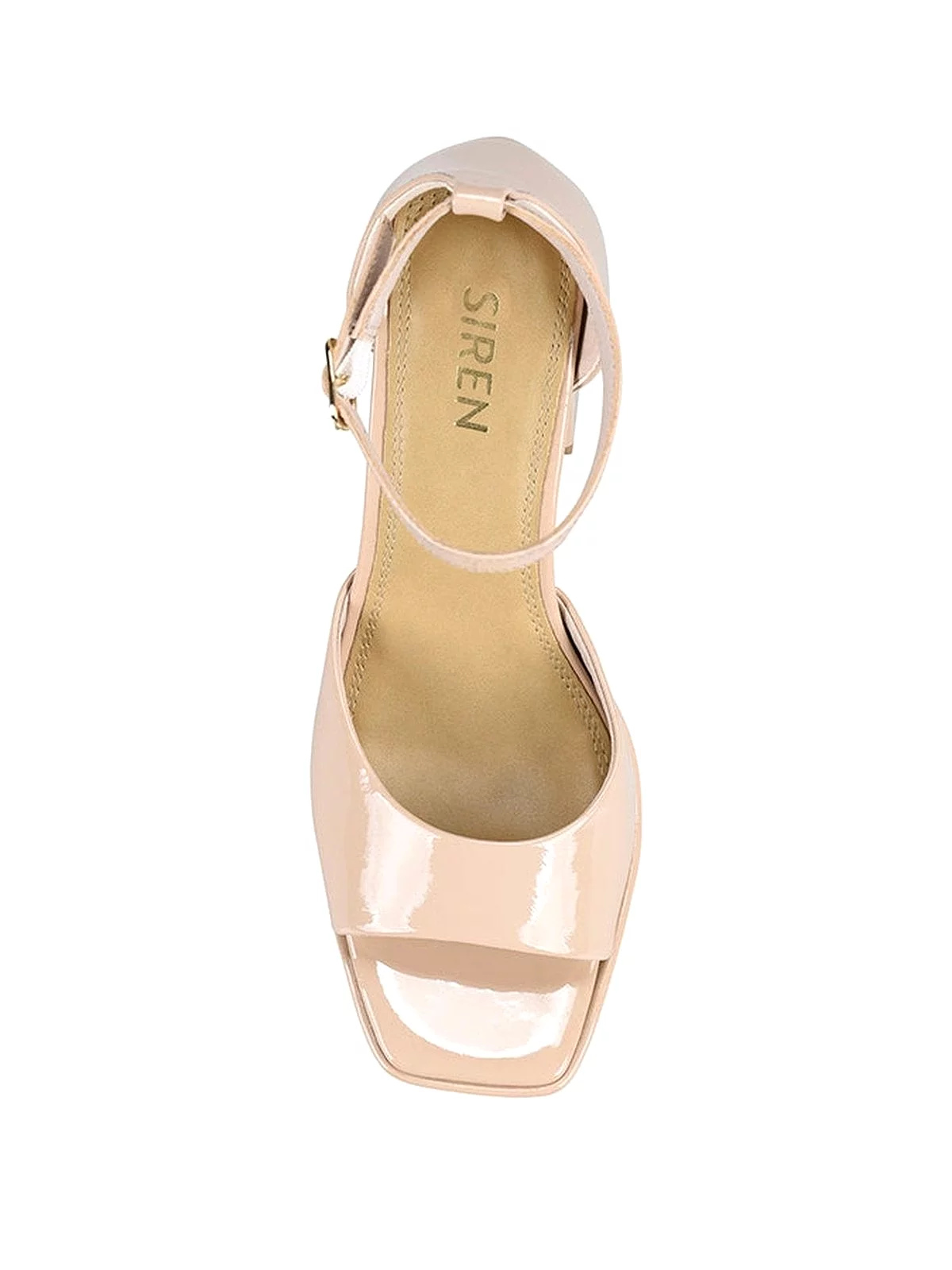 Pascale Platform Heels - Nude Patent Leather