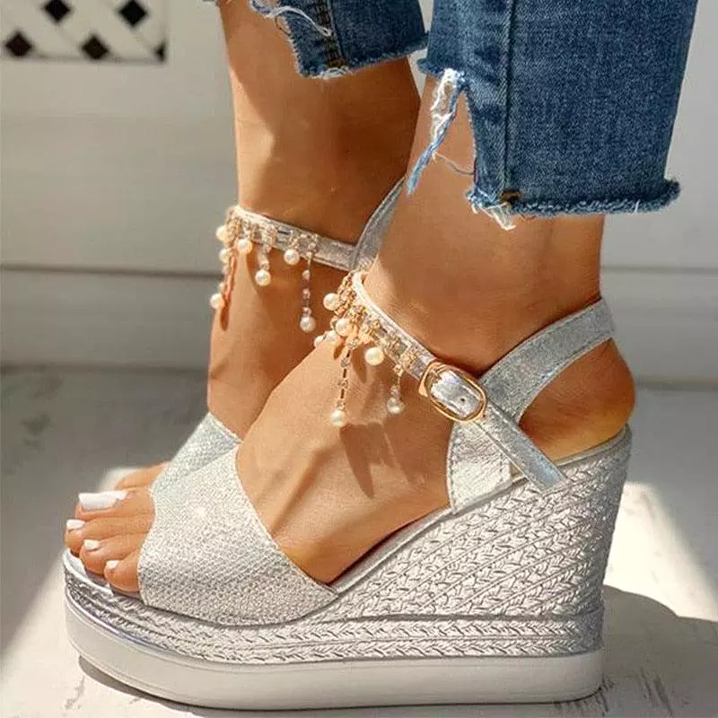 Peep Toe Summer Wedge Shoes