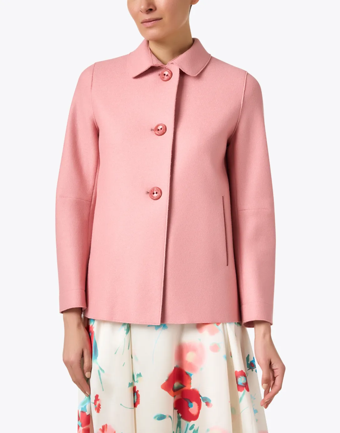 Pink Wool Jacket