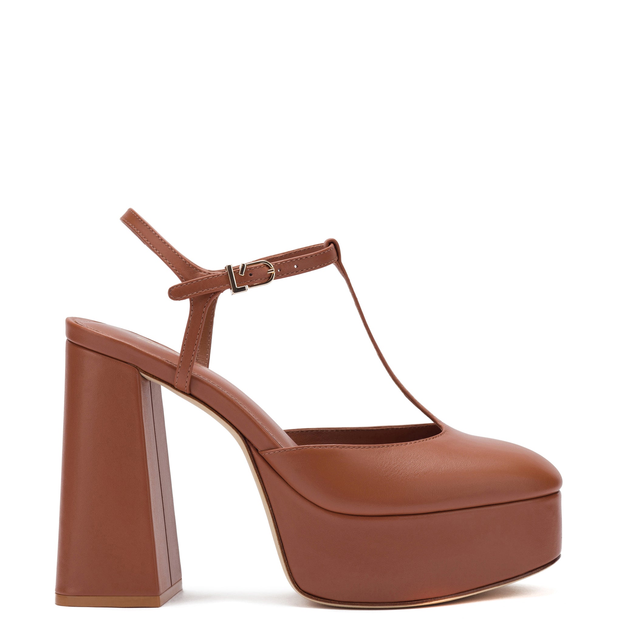 Pixie Pump In Caramel Leather