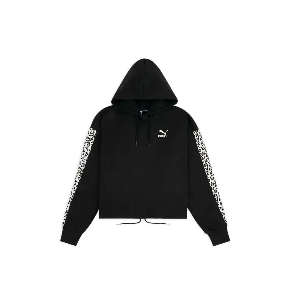 Puma Classic Cropped Hoody Wmns Puma Black / Puma White 598749-51