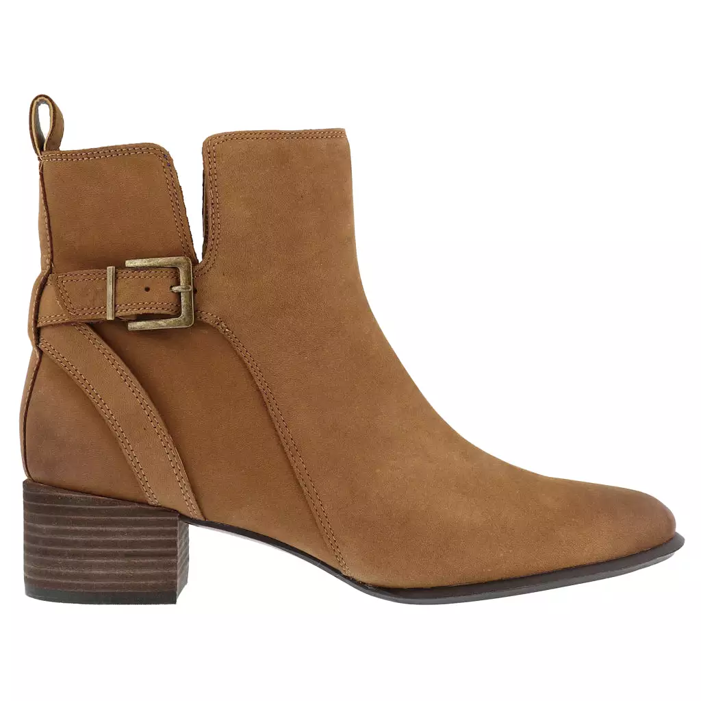 Sienna Leather Women's Heeled Ankle Boots