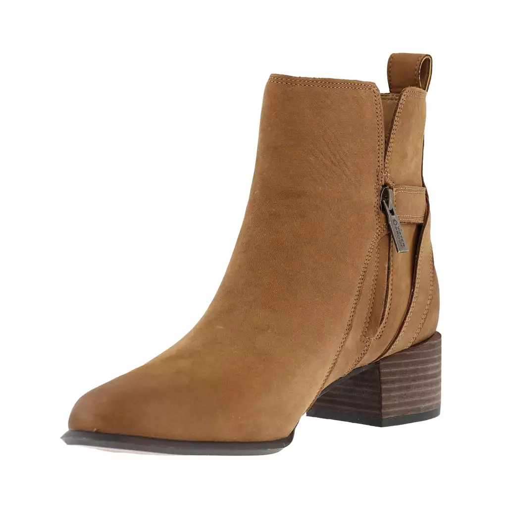 Sienna Leather Women's Heeled Ankle Boots