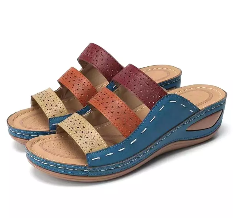 Slip On Summer Wedge Sandals