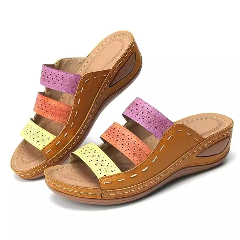 Slip On Summer Wedge Sandals