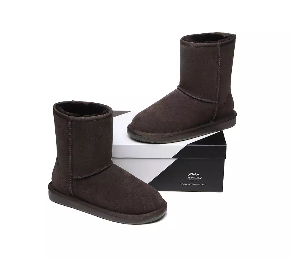 TARRAMARRA Premium Australian Sheepskin Boots Unisex Short Classic Plus