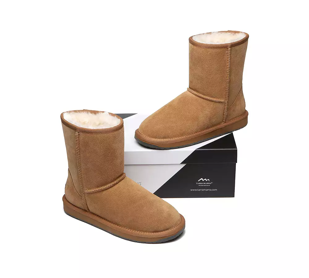 TARRAMARRA Premium Australian Sheepskin Boots Unisex Short Classic Plus