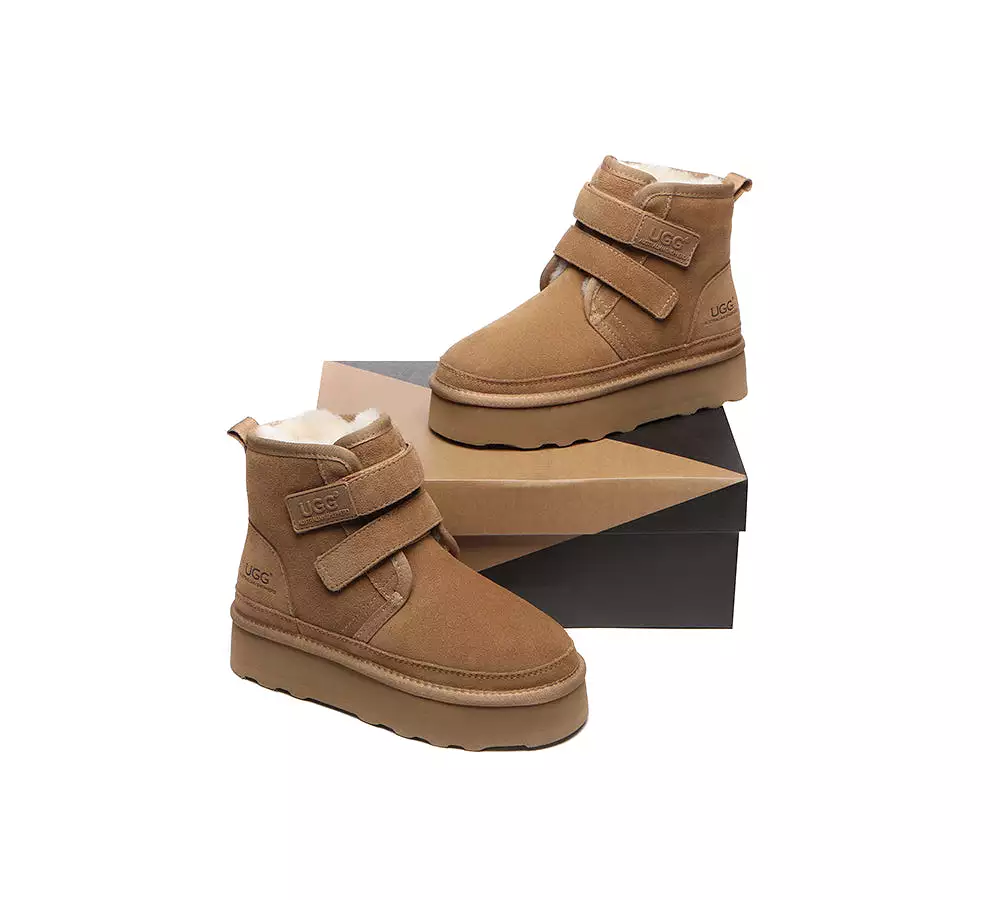 UGG Australian Shepherd Hook And Loop Platform Ugg Lightweight Ugg Boots Women Vigour