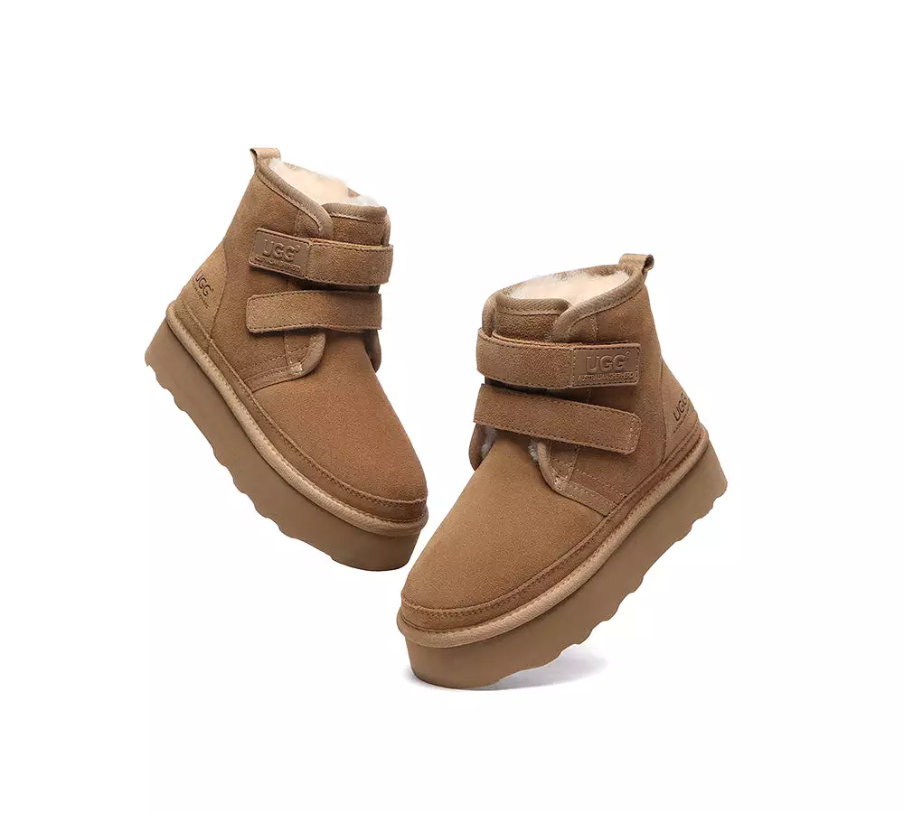 UGG Australian Shepherd Hook And Loop Platform Ugg Lightweight Ugg Boots Women Vigour