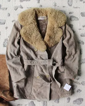 Vintage 70's Shearling & Suede Coat