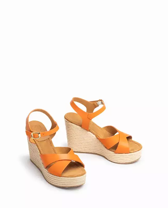 Wedge heel platform sandals