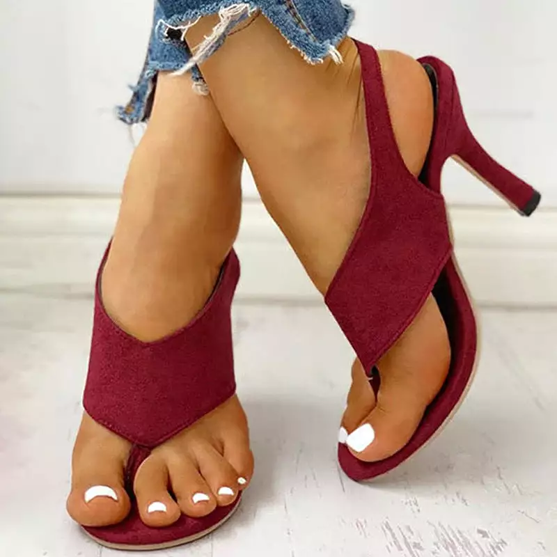 Women Sandals Fashion High Heels Sandals For Summer Women Shoes 2022 Ankle Strap Heel