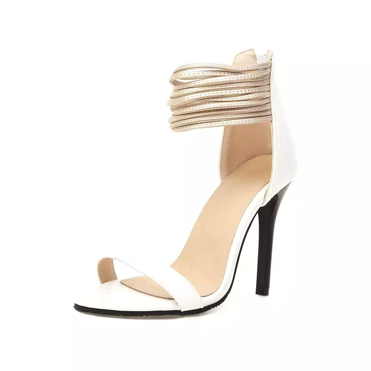 Women's Ankle Strap Stiletto Heel Sandals