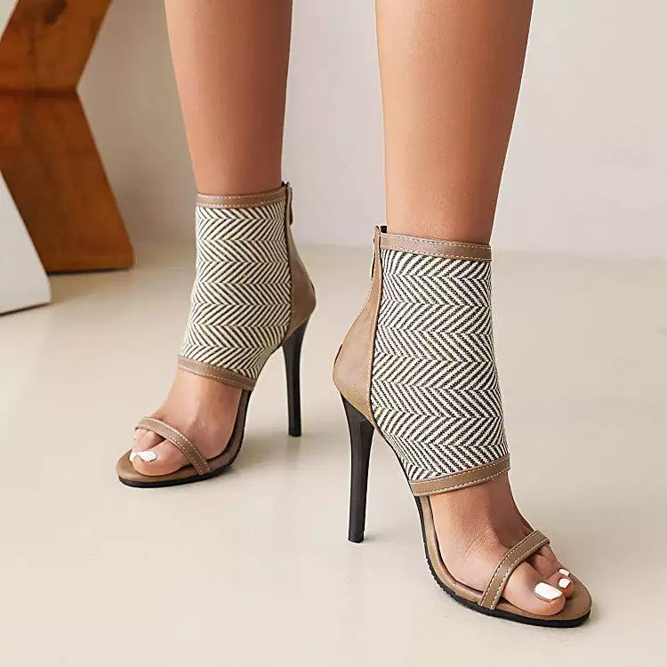 Women's Ankle Wrap Stiletto Heel Sandals