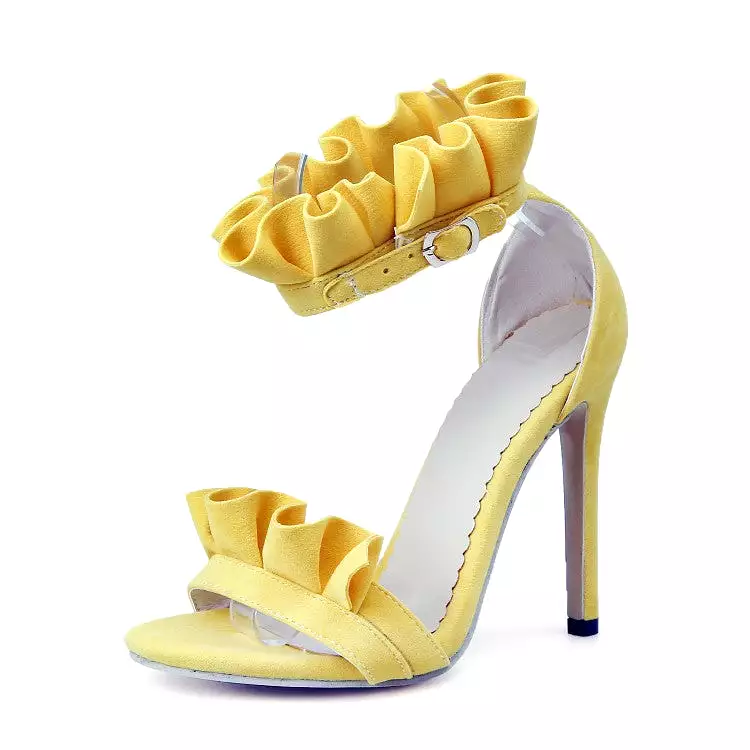 Women's Buckle High Heel Stiletto Sandals