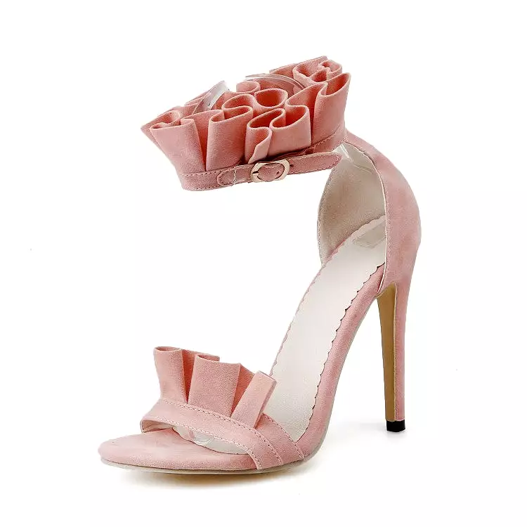 Women's Buckle High Heel Stiletto Sandals