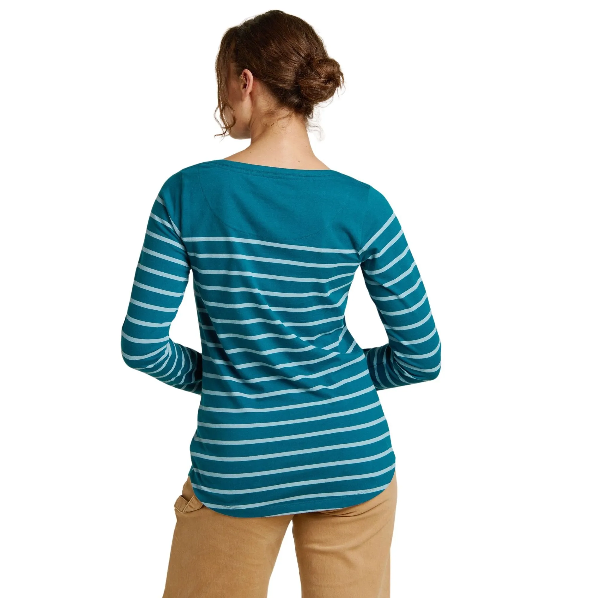 Womens Harbour Stripe Long Sleeve Top