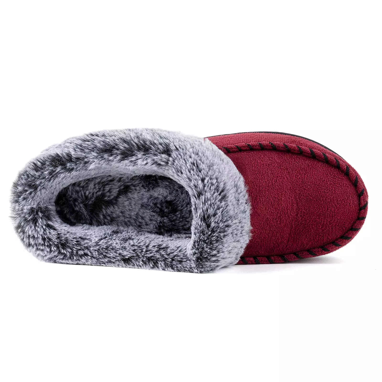 Women's Sarah Faux Fur Collar Clog Slipper