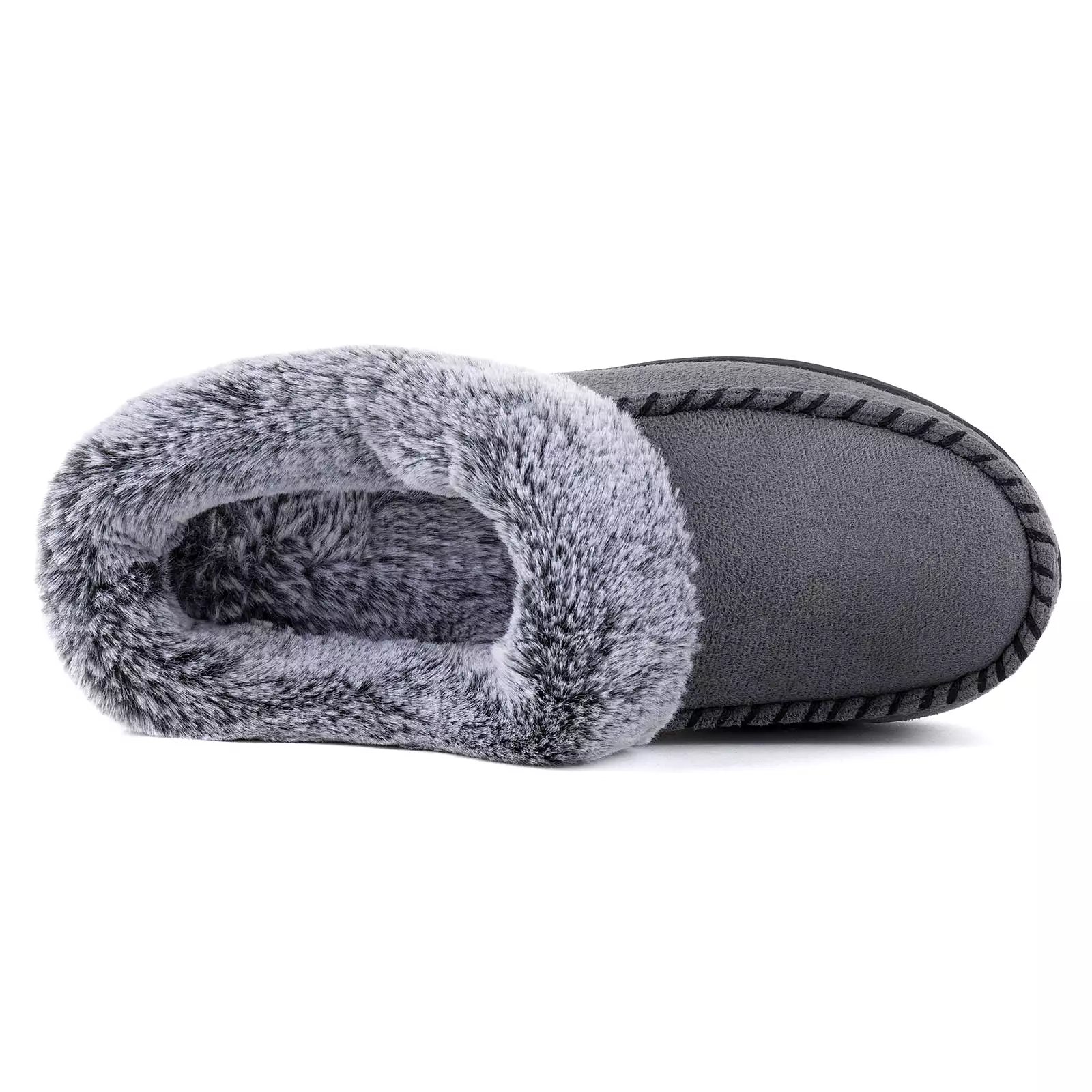 Women's Sarah Faux Fur Collar Clog Slipper