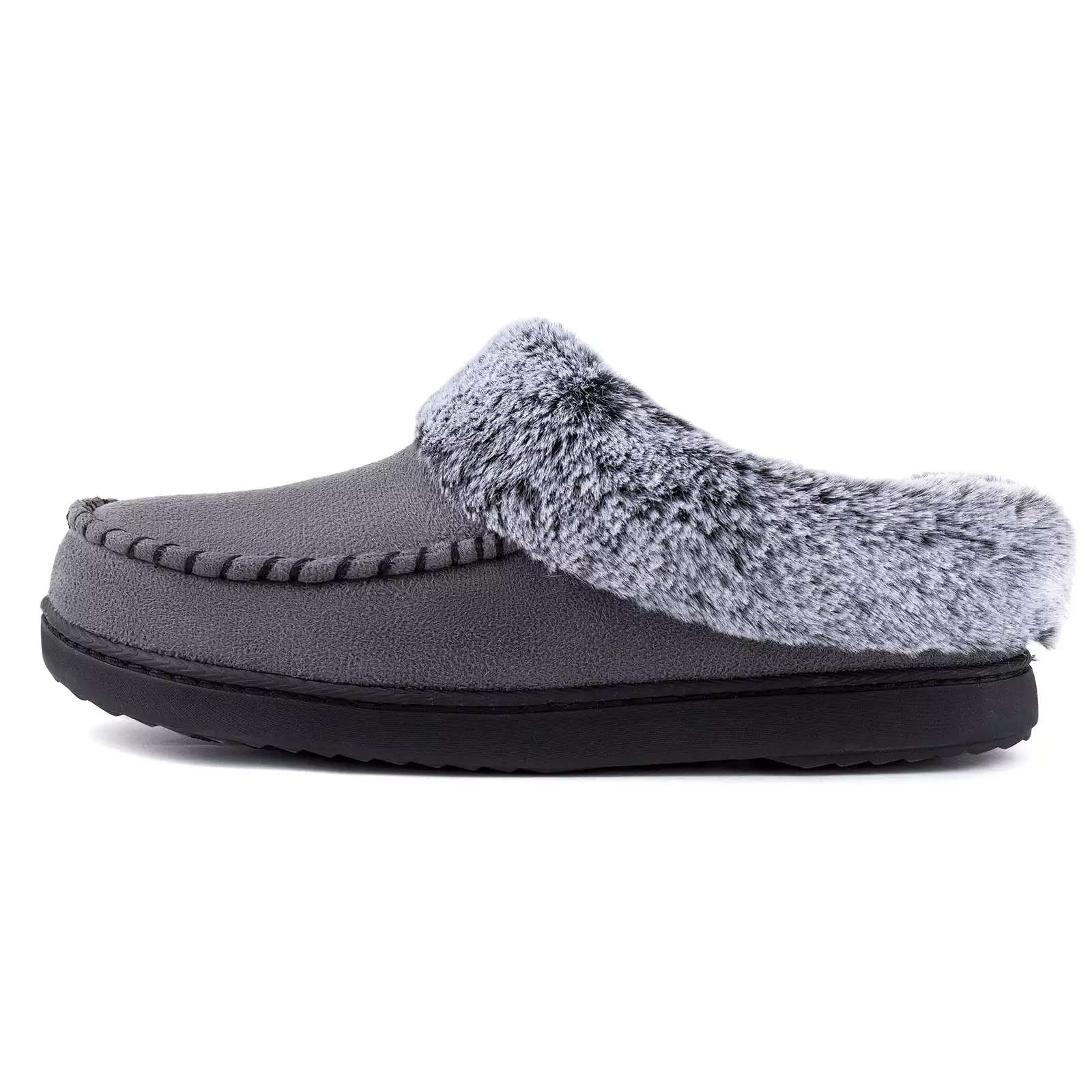 Women's Sarah Faux Fur Collar Clog Slipper